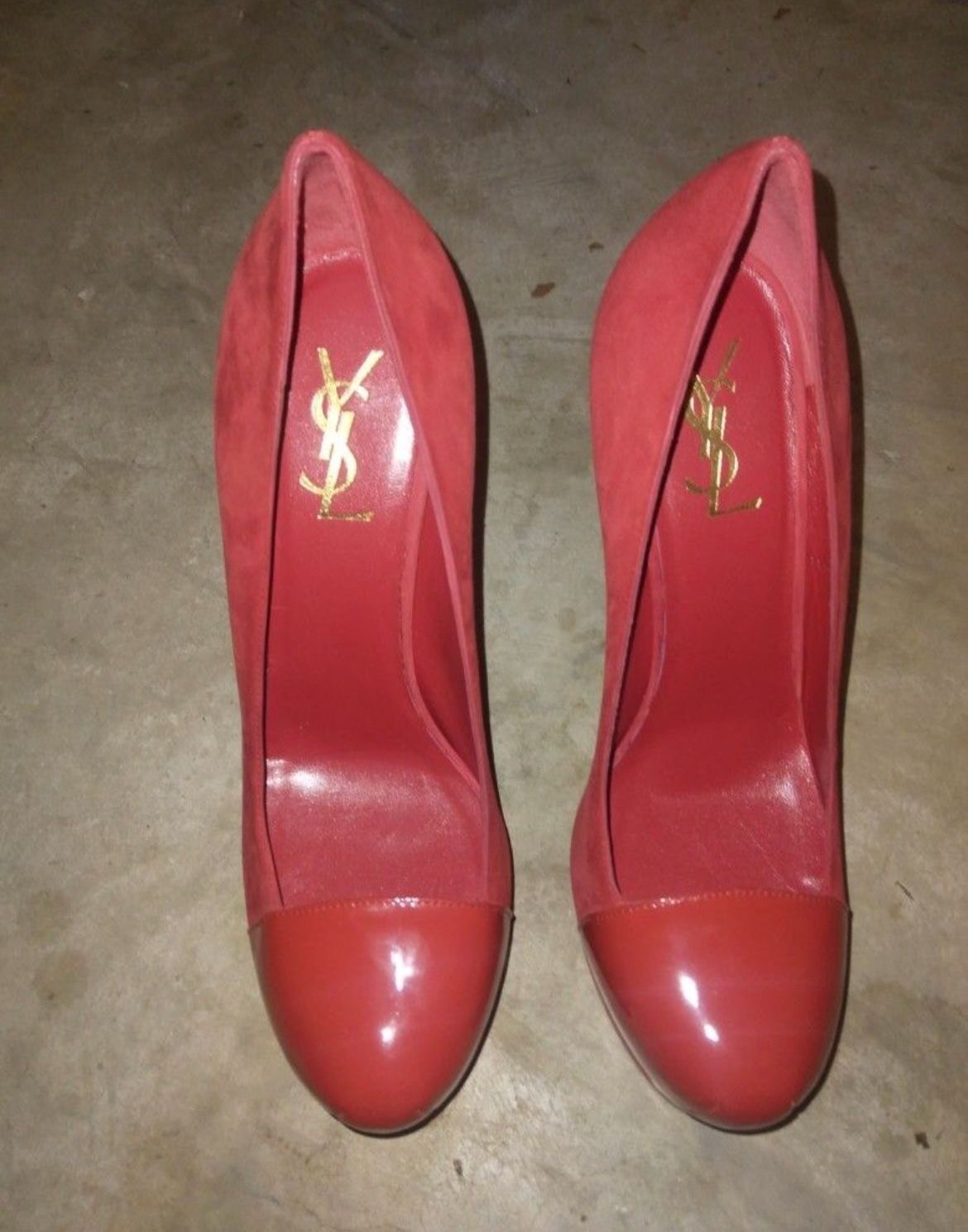 Red YSL Heels 
