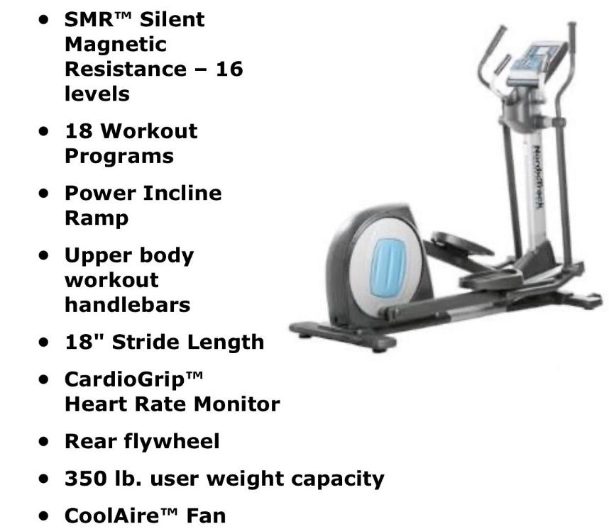 nordictrack 1300 commercial elliptical