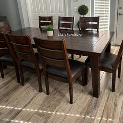 Beautiful Dining Table With 8 Chairs