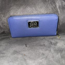 Loungefly Star Wars by Wallet R2-D2 Debossed Wallets, blue, Minimalist