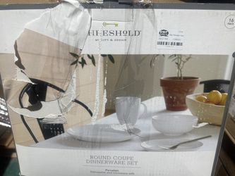 16pc Porcelain Dinnerware Set