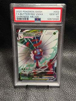 BUTTERFREE VMAX 2020 DARKNESS ABLAZE PSA10