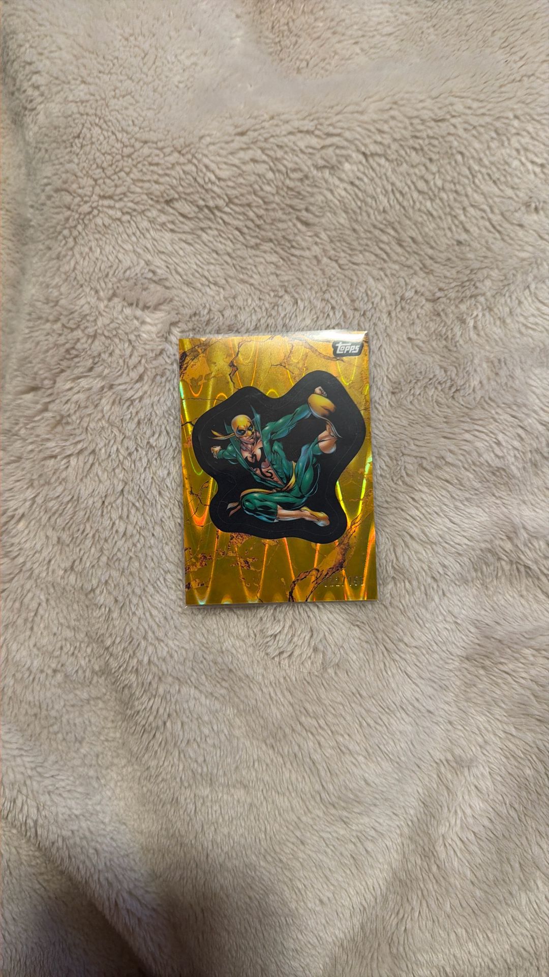 Iron Fist Comic Book Hero’s Numbered Card 22/150