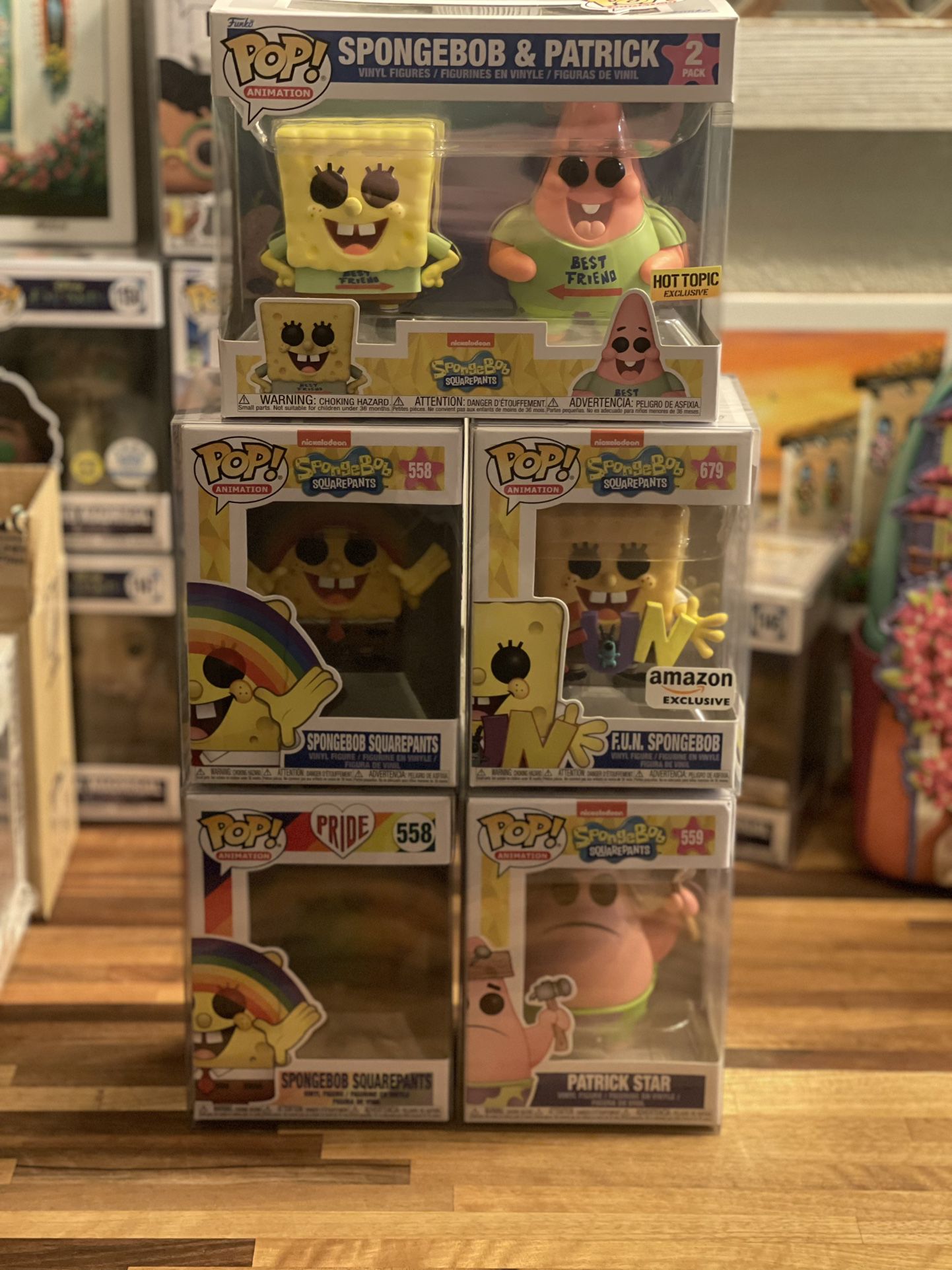 SpongeBob Funko Lot