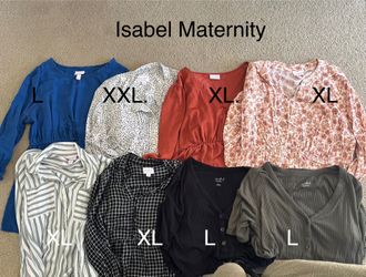 Maternity Clothes For Sale (Sizes: 12, 14, 16, L, XL, and XXL)