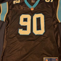Men's Carolina Panthers Julius Peppers Jersey Size Medium 