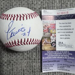 Yasmany Tomas Signed Autograph ROMLB Baseball - JSA Coa - Arizona Diamondbacks