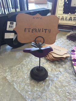 Wedding Table stands with wordings