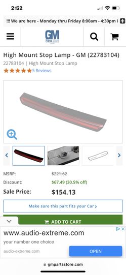 2015-2020 Tahoe 3rd Brake Light