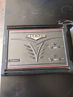 Kicker amp and kenwood head unit