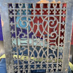 Iron Grate And Agricultural Tool