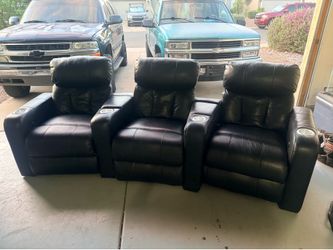 Three-Part Reclining couch
