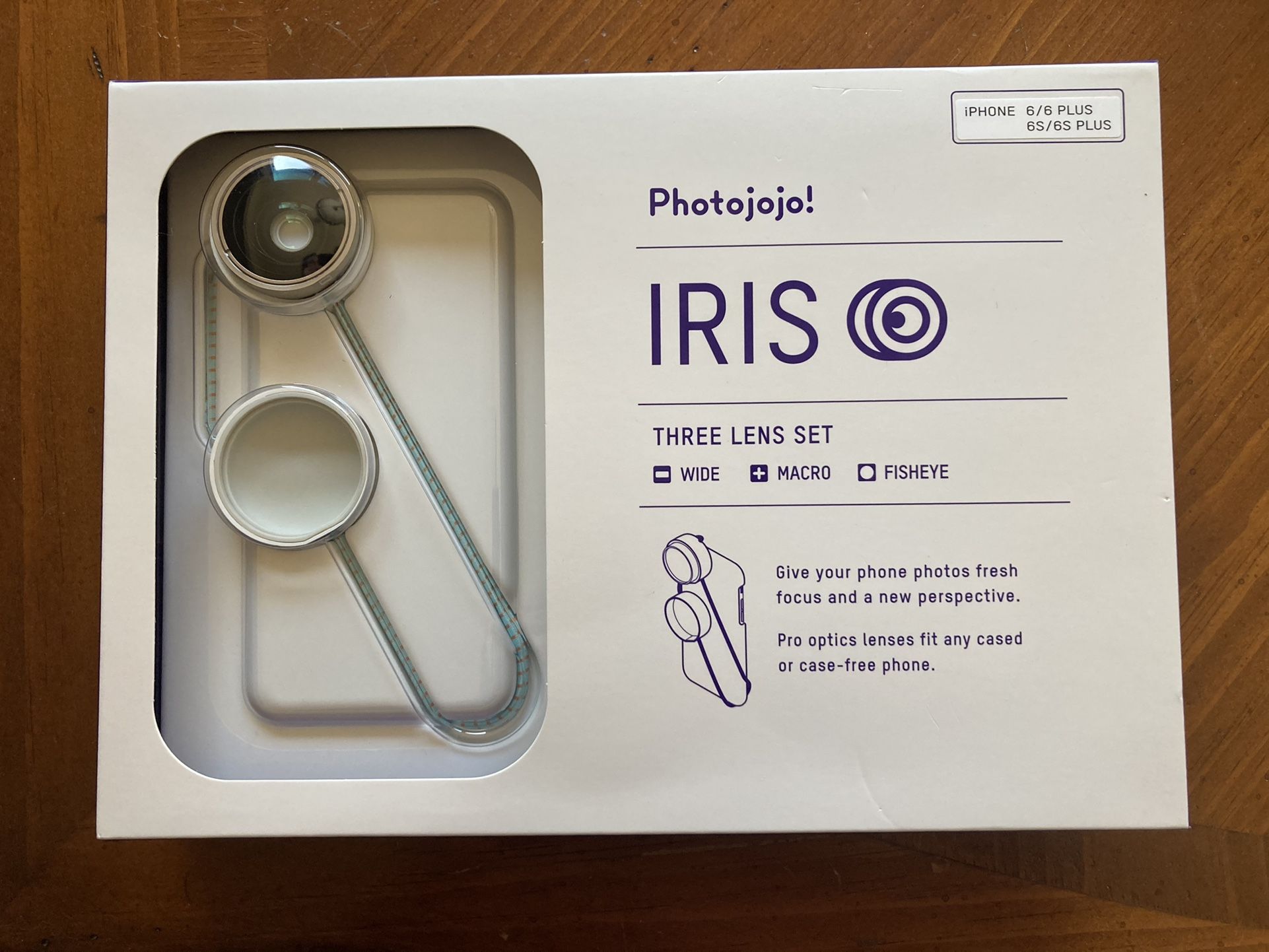 New IRIS Three Lens Set For iPhone 6, 6 Plus, 6s, 6s Plus