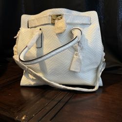 Brand New Michael Kors White Snake print