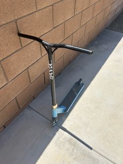 Blue scooter