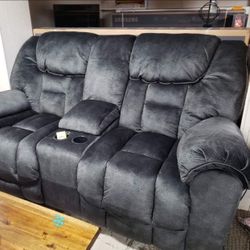 2 Piece Granite Sofa And Loveseat Capehorn By Ashley🎊 New Brand🤩 Living Room Set✅