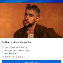 Bad Bunny Tickets 