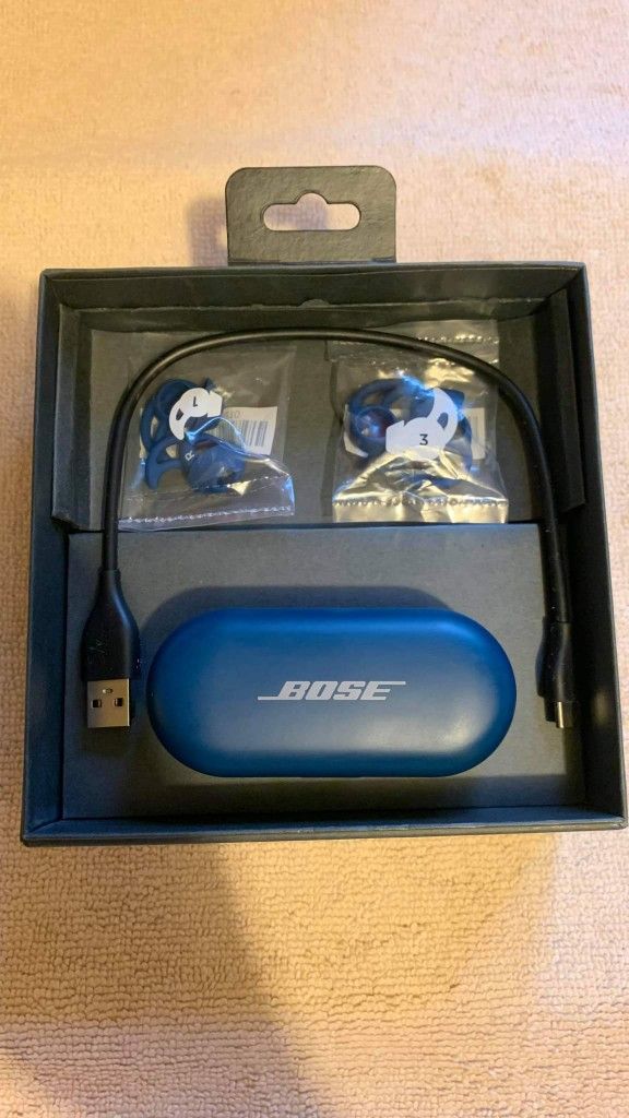 Bose Sports Ear Buds Baltic Blue/EXCELLENT CONDITION 