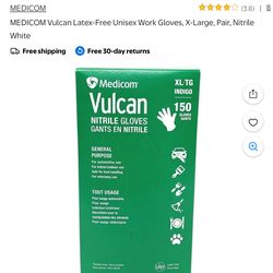 Vulcan Nitrile Gloves- XL- 150 ct