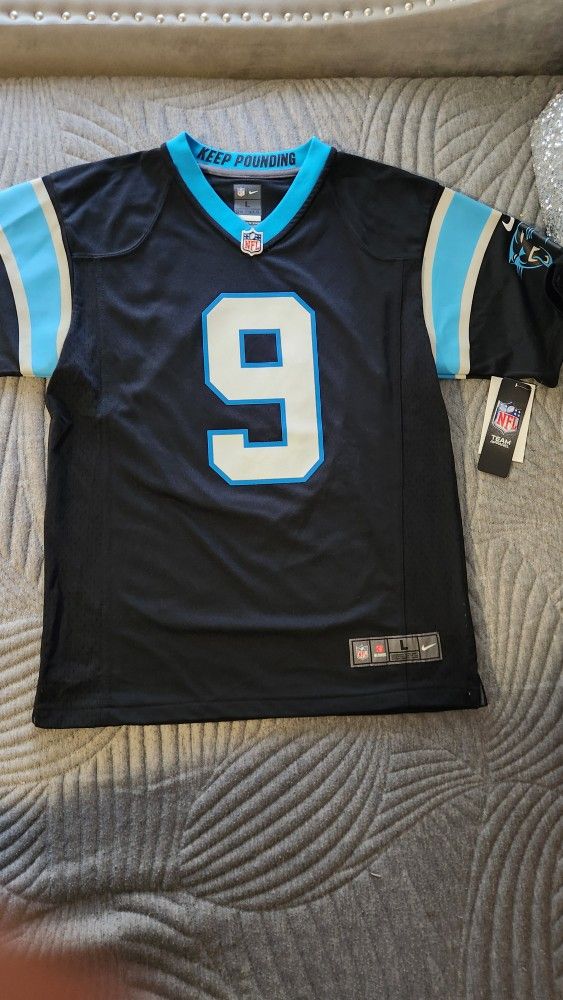 Nike Kids' Carolina Panthers Bryce Young Game Team Short Sleeve Jersey