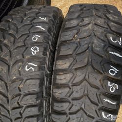 2 Tires Lt 31.10.50.15 Crosswind 90 % Tread 