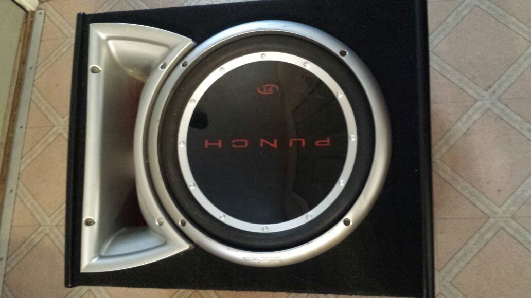 Punch subwoofer 12"
