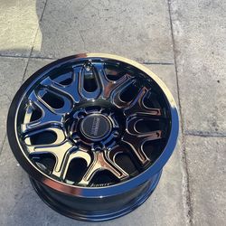 17” Method MR322 gloss black wheels