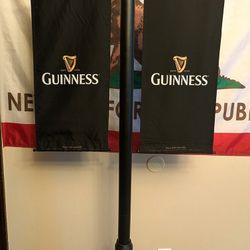 Rare Guinness Beer LED Bar Lamp Post