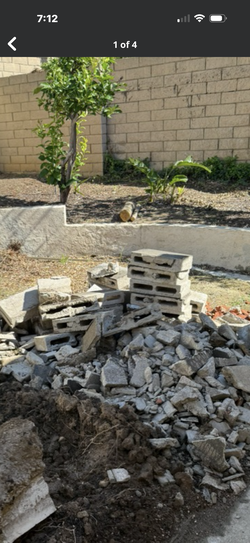 Free concrete rubble