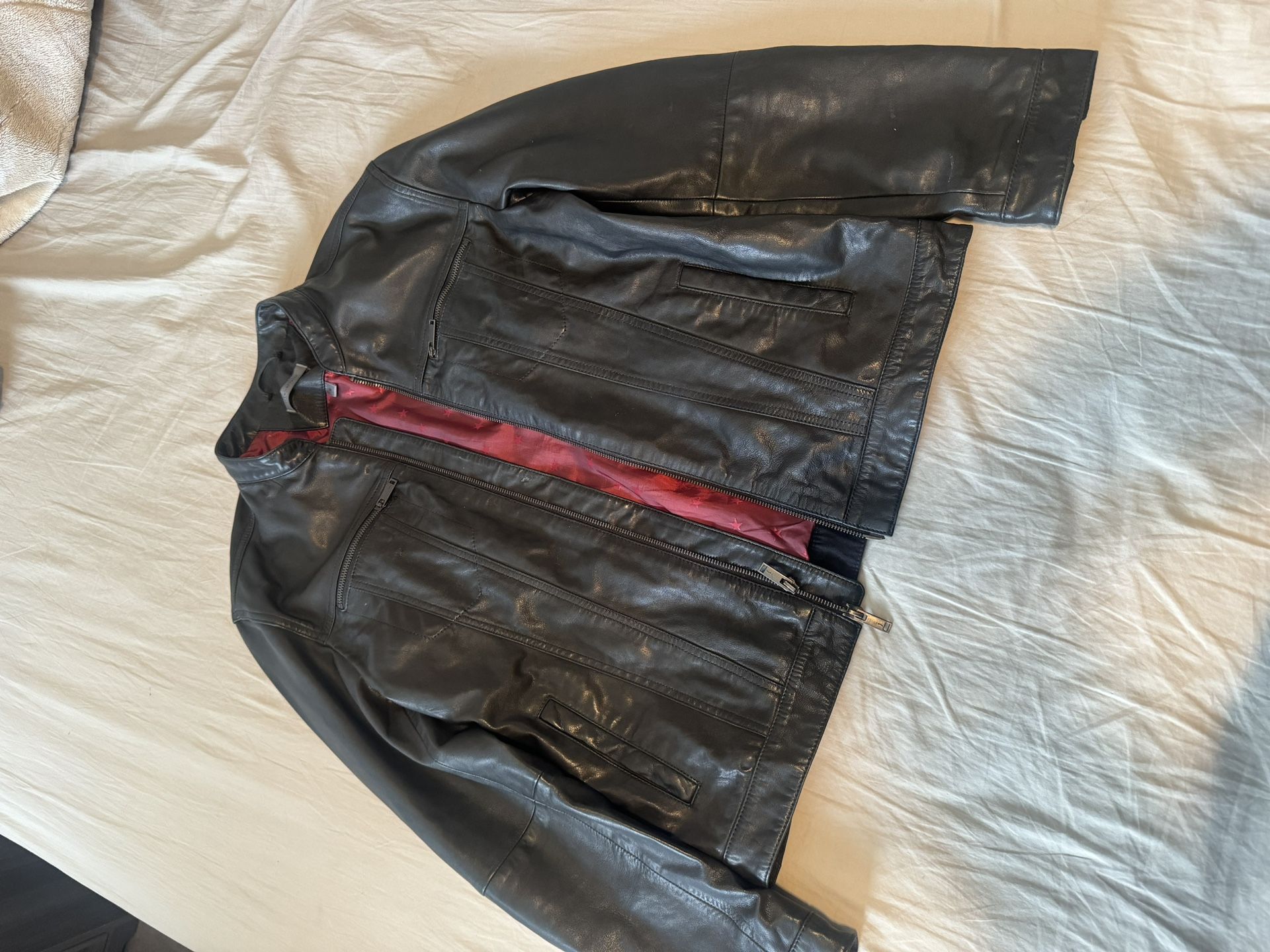 John Varvatos Leather Medium Jacket