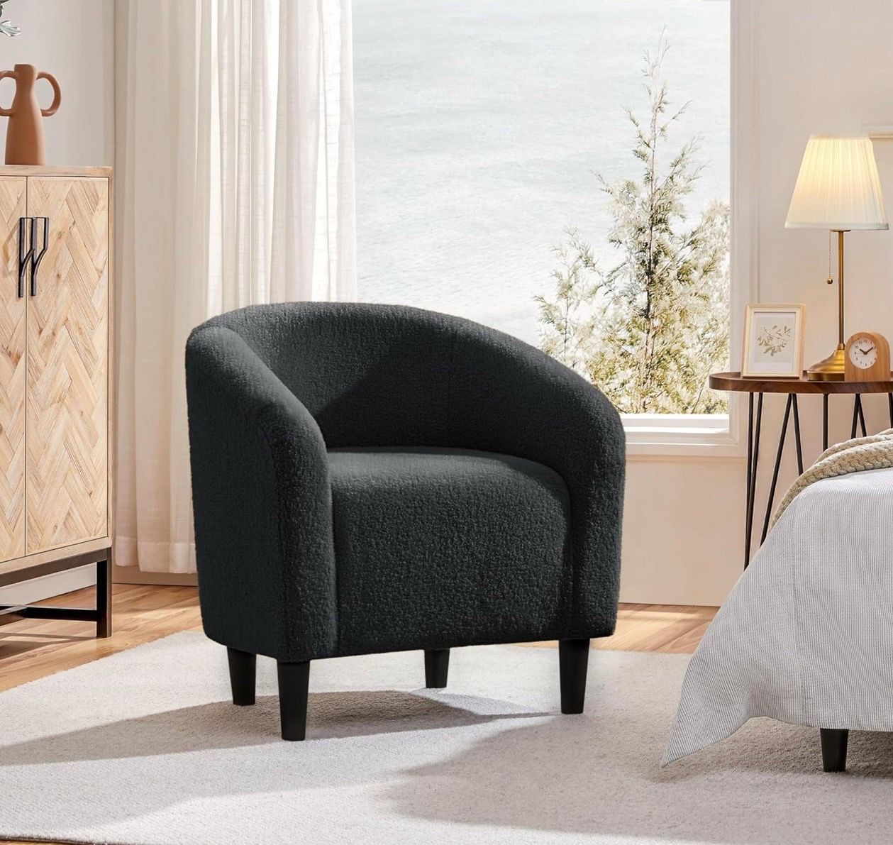 New elegant barrel chair ( only one available )