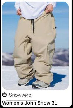NEW Snowverb MENS AN Women's Snow Pants
