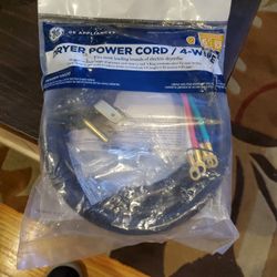 GE UNIVERSAL ELECTRIC DRYER POWER CORD 4 PRONG 6 FT