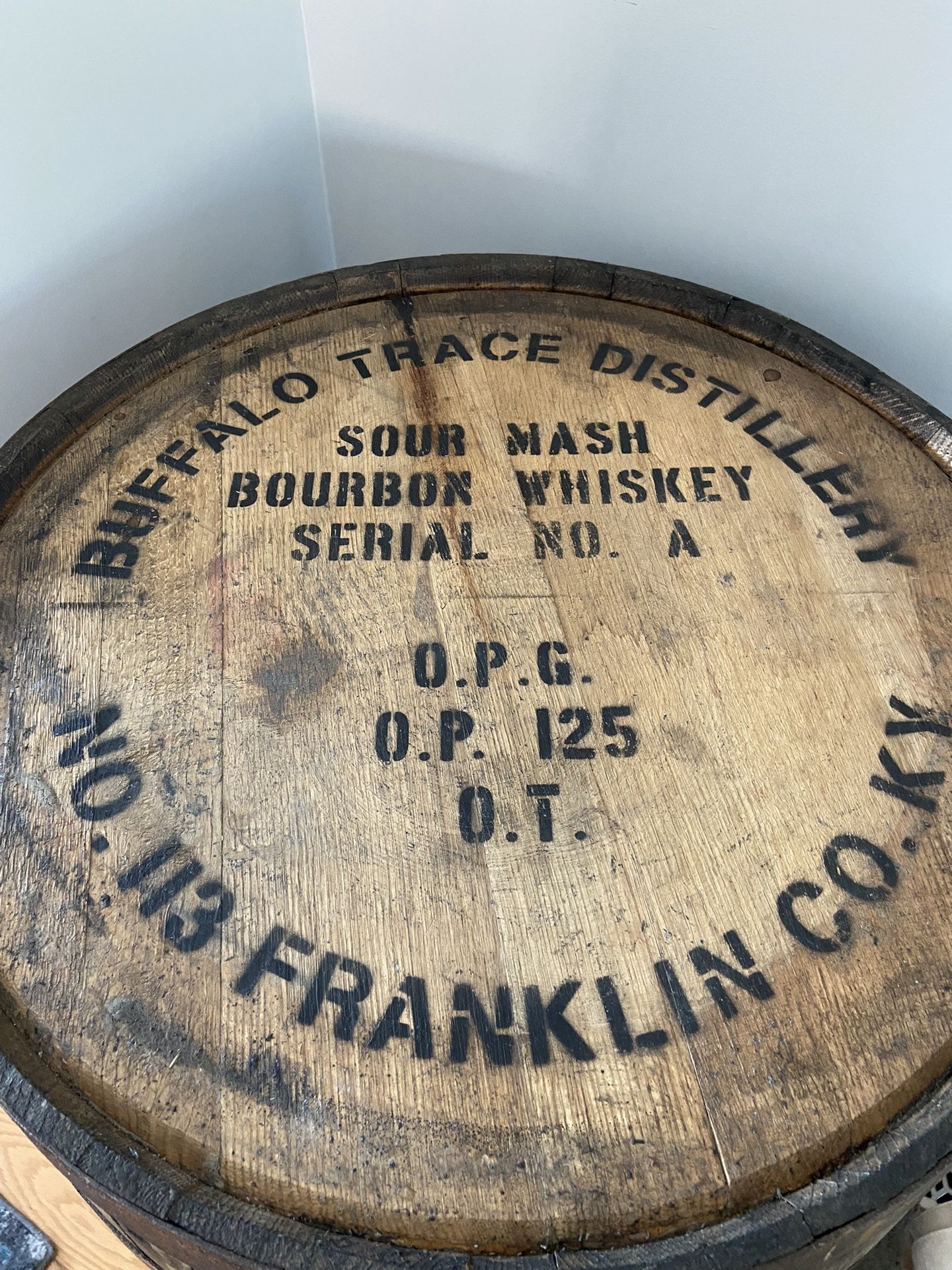 W. L. Weller Whiskey Barrel from The Buffalo Trace Distillery