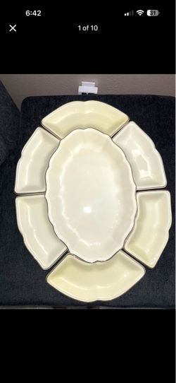 Vintage CWC Culinary Essentials 7-Piece Sectional Serving Set - Made in Italy