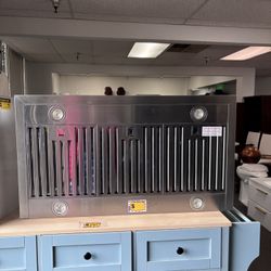 New Brano Voice Control 36" 900 CFM Convertible Insert Range Hood in Stainless Steel w/LED Light