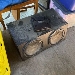 Subwoofer Speakers And Amp 