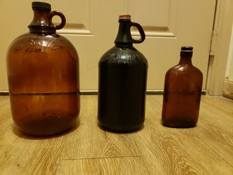 Vintage bottles 1930 -1950 era