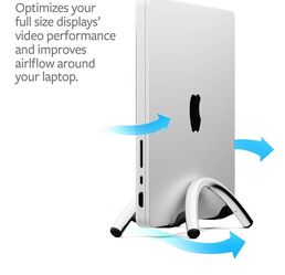 Twelve South BookArc Flex Space Saving Vertical Stand Macbook Laptop