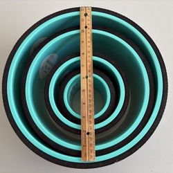 Furnhome Back Roller - Back Wheel for Deep Tissue Massage,Yoga Wheel for Back Pain & Stretching- Comfy Deep Tissue Massage Roller (4-Pack)