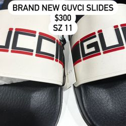 Brand new Gucci slides Sz 11