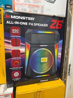 Monster all in one pa Bluetooth speaker new