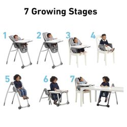 Table2Table Graco High Chair, 7 In 1