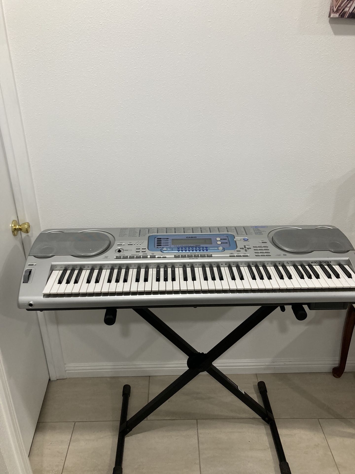 WK 3000 Casio Keyboard Excellent Condition $85