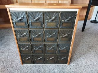 Vintage US POSTAL Multi-Unit with keys