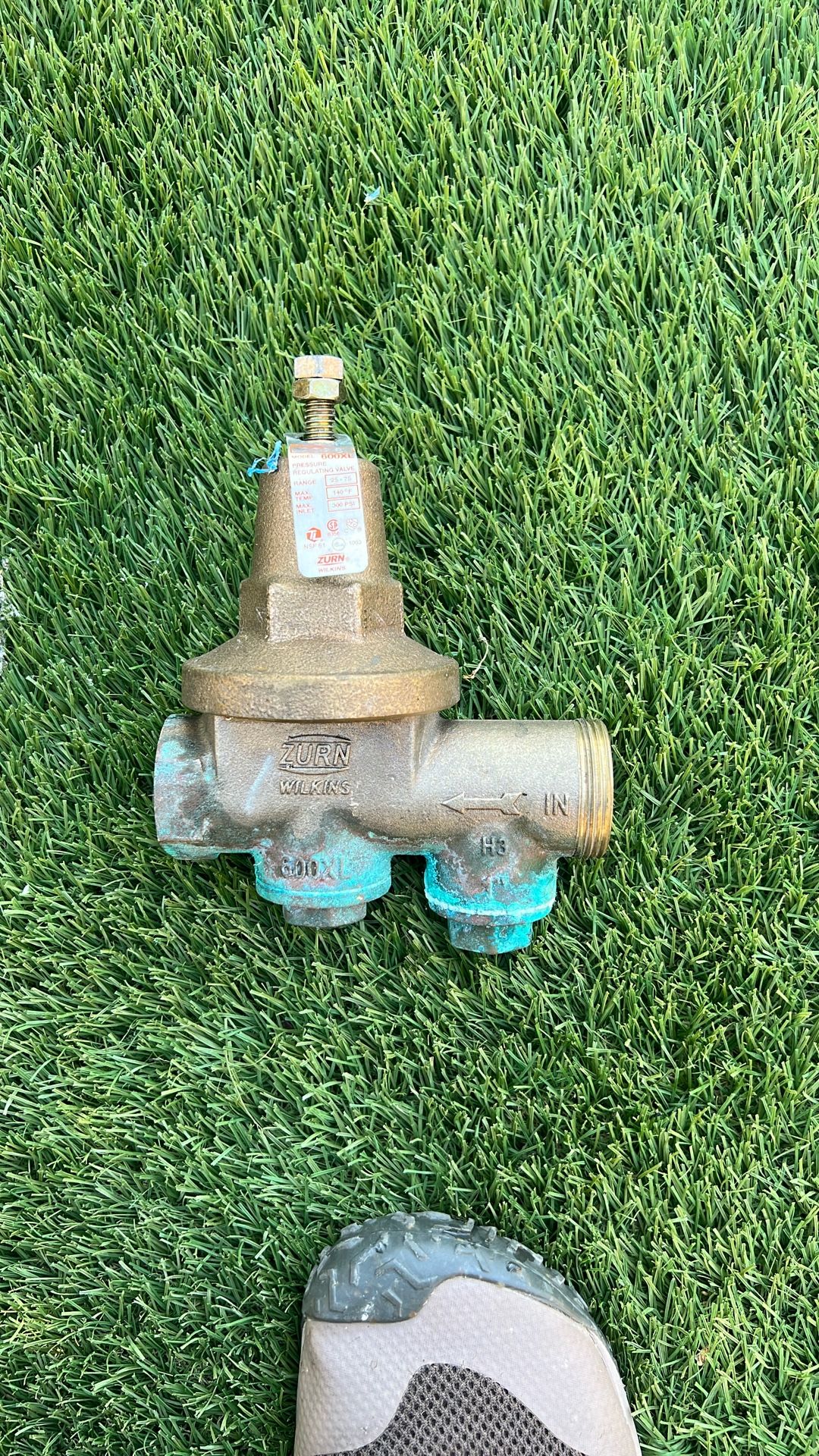 Zurn Wilkins Pressure Reducing Valve 1”