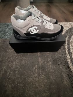 Grey/Black Designer Shoes