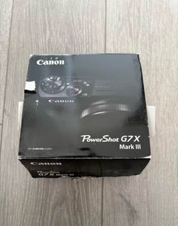 Canon PowerShot G7X Mark III Black