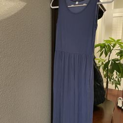 Blue Maxi Dress Xs