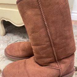 Copper Color Ugg Cozy Warm Woman Boots 7